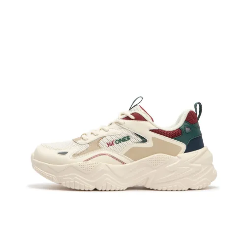 361° Ode Slip Резистентный Устойчивый к Износу Дышащий Низкий Топ Casual Женский Бежевый Черный