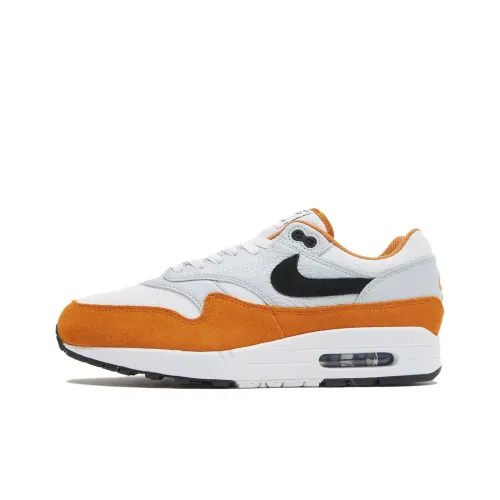 Nike Air Max 1 Амортизация Низкий Топ Casual Мужской Белый Желтый Черный