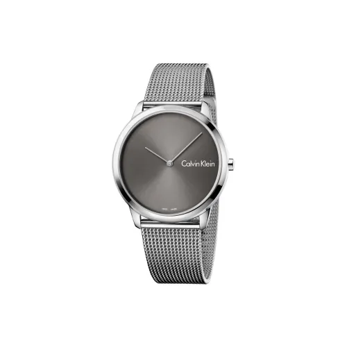 CK Calvin Klein Мужские часы Кварцевый механизм Ремешок из нержавеющей стали 40 мм Серый циферблат
