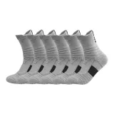 SS01 Высокие носки, серые, 6 пар