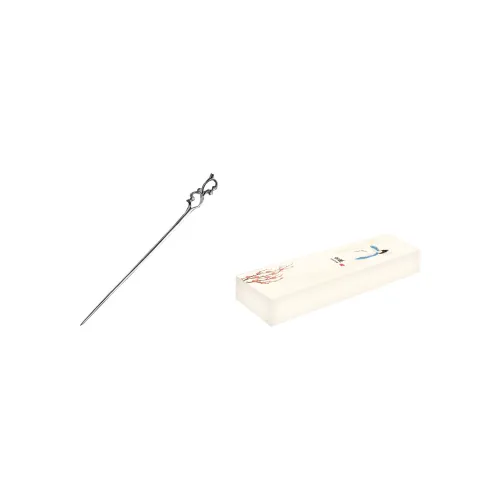 Серебряные шпильки для волос с покрытием, женские