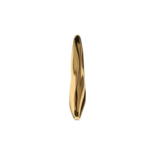 Alexander McQueen Металлические серьги Clip ON золотые женские