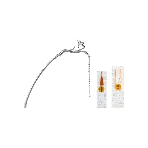 FREE RABBITⅡ Серебряный Покрытый Медные Шпильки для волос Женские