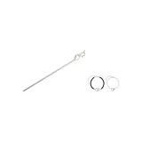 2 пачки (Шпилька для волос + Браслет с застежкой)