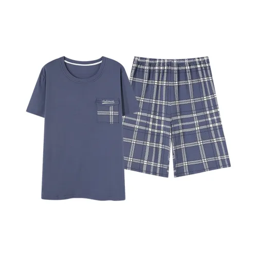 Follow The United States Пижамный комплект Мужской Синий