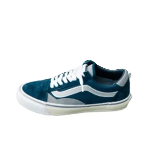 Vans Old Skool Collection TDC Low Топ Скейтборд Кроссовки Унисекс Синий Белый Серый