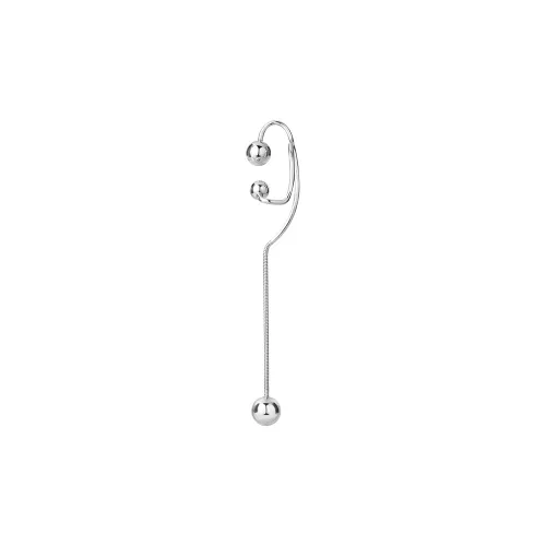BLACKHEAD Нержавеющая сталь Clip ON Серьги Серебристые Женские