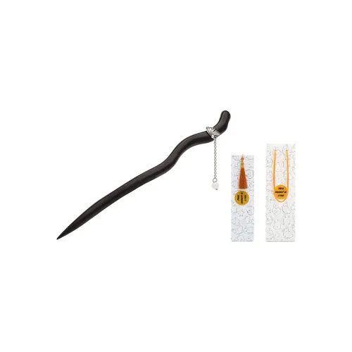 FREE RABBITⅡ Wood + Медный Серебряный Покрытый Шпильки для волос Женские