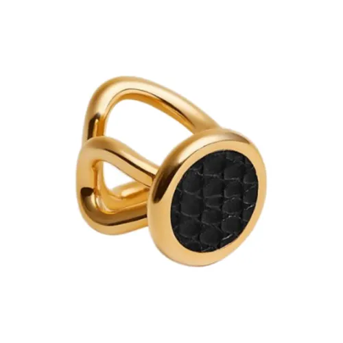 Hermes Нижняя заколка On Серьги Черный Унисекс