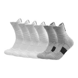 SS01 Высокие носки (Белые 4 шт, Серые 2 шт)