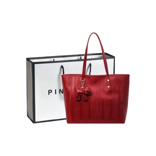 PINK·LAND ПУ (полиуретан) Сумка-тоут Bride Сумка через плечо Женская Красная Черная Хаки Кофейная