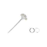 2 пачки (Шпилька для волос + Браслет с застежкой)