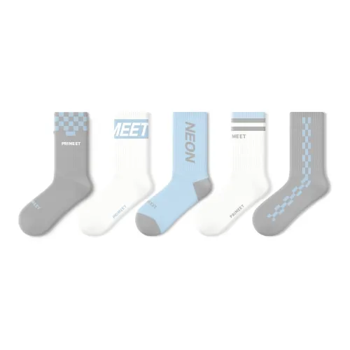 PRIMEET Носки Crew Унисекс упаковка из 5 пар