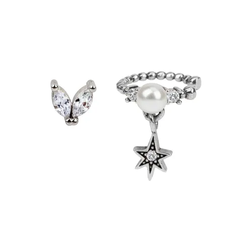 MUSTKOO Сплав Нижняя заколка Серьги On Женские