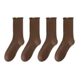 4 пачки, темный кофейный