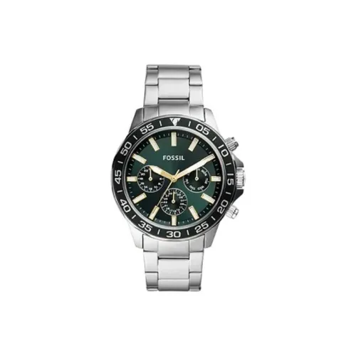 FOSSIL Наручные часы Кварцевый механизм 45 мм Зеленый циферблат Мужские часы