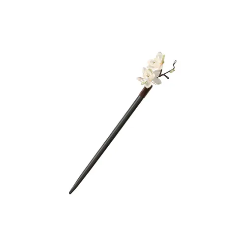 SENDME Деревянный, Смола Шпильки для волос Бело-зеленый Магнолия Деревянная Шпилька для волос Женская