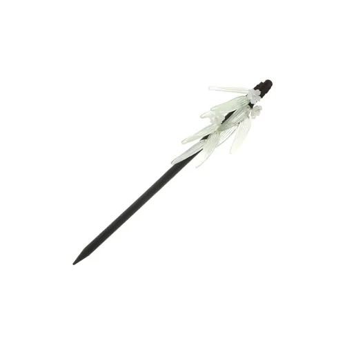 Kelanxi Wood Resin Glass Шпильки для волос Женские Серебряные Черные