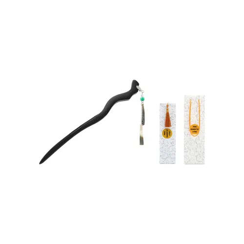 FREE RABBITⅡ Wood + Сплав + Искусственный камень Шпильки для волос Женские