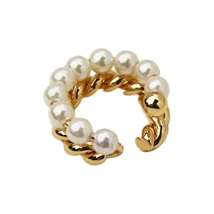 NATURALLYJOJO Искусственная жемчужина Нижняя заколка Серьги On Женские