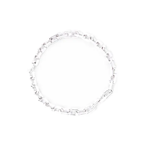 MARC JACOBS Браслеты из латани Унисекс Серебряный