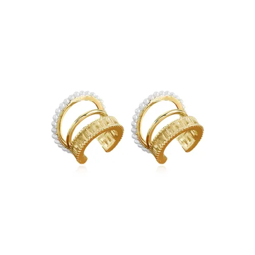 GUDS GAVE Сплав Циркон Смола Нижняя заколка Серьги On Женские