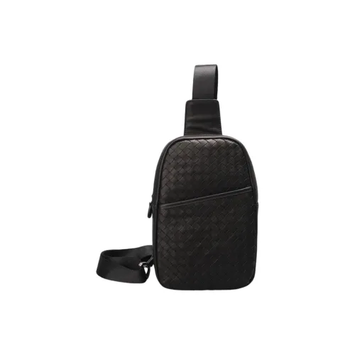 CMLZIUA Сумка через плечо из натуральной коровьей кожи стандартная унисекс черная