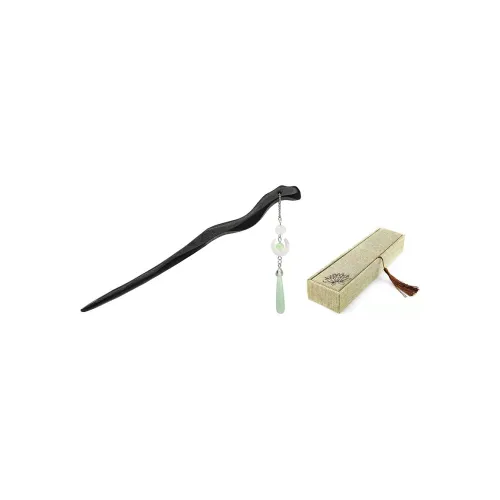 FREE RABBITⅡ Wood + Искусственный камень + Сплав Шпильки для волос Женские