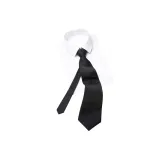 Чёрный галстук + ожерелье-чокер с булавкой [набор]