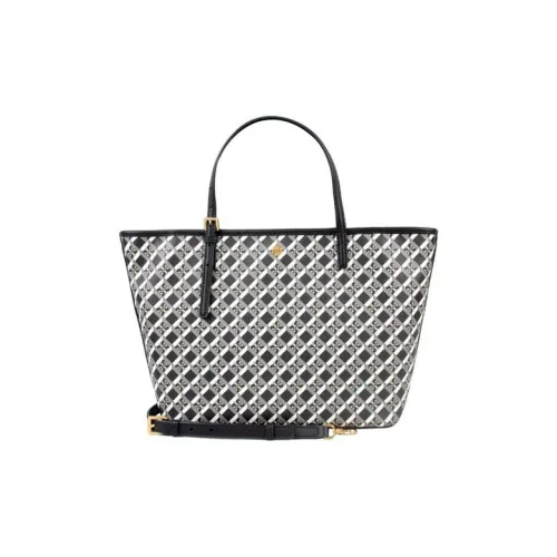 TORY BURCH PVC Тоут Сумка Сумка для покупок Сумка через плечо Сумка Большая Женская Черная