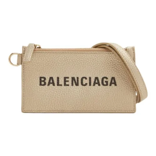 Balenciaga Кожа Держатель для карт Женские Золото