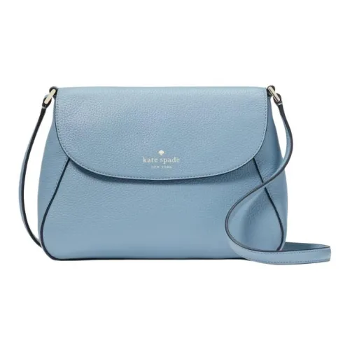 Kate Spade Сумка через плечо из текстуры личи кожа женская полированная синяя