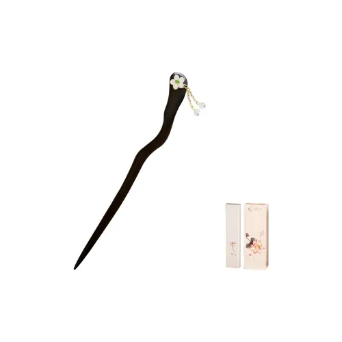SENDME Деревянный, Искусственная жемчужина, Сплав Шпильки для волос с цветочным дизайном Гель Hairpin Женские