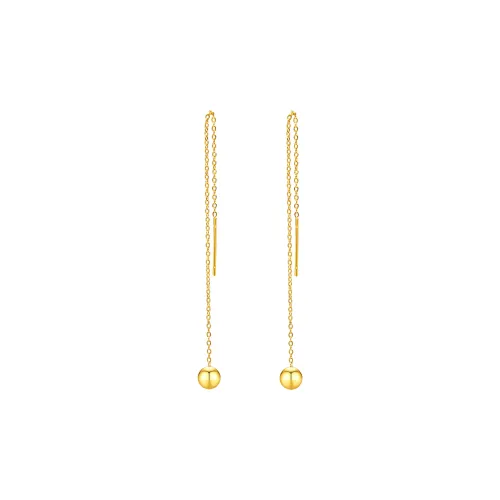 LIANDUO Титановые стальные серьги-подвески женские золотые