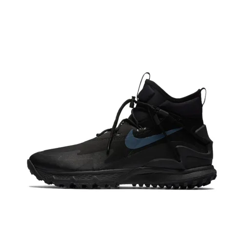 Nike Sertig Boot Амортизация Износостойкий Низкий Топ Уличная Обувь Унисекс Черный