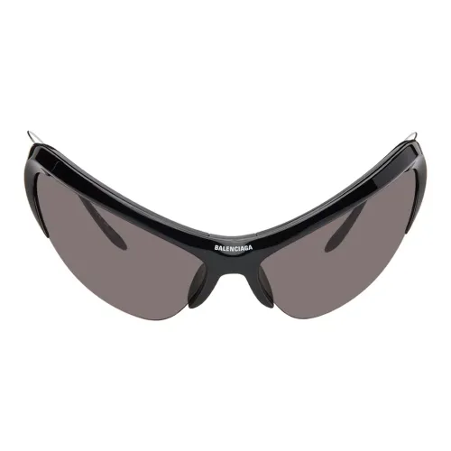 Balenciaga Nylon Bio Nylon Нерегулярная форма Солнцезащитные очки Мужской Черный