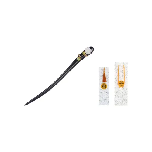 FREE RABBITⅡ Wood + Сплав + Стекло + Искусственный камень Шпильки для волос Женские