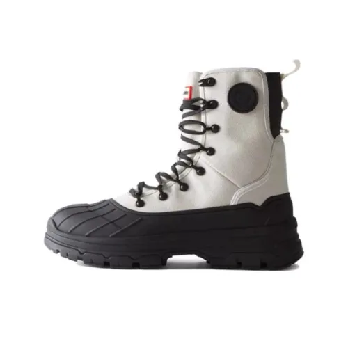 HUNTER Альпинистские и туристические ботинки High Top Белый Черный Женские