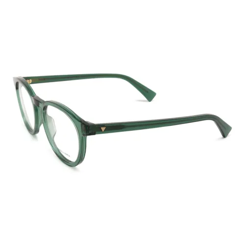 Bottega Veneta Ацетат Круглые Оправы для Очков Мужские Зеленые