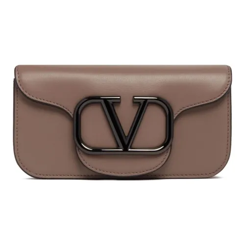 Valentino Кожа Сумка через плечо Мини Мужская Серый