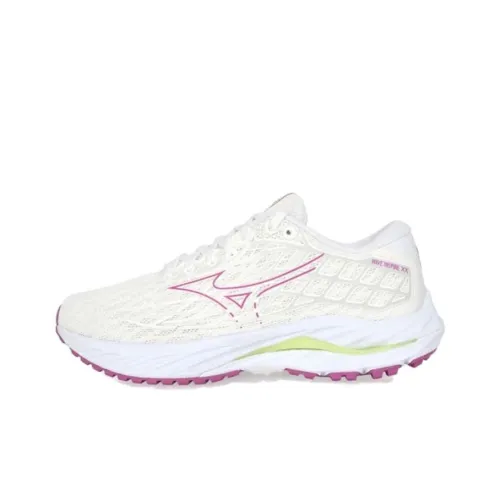 Mizuno Амортизация Износостойкие Низкие Кроссовки для Бега Женские Белые Фиолетовые