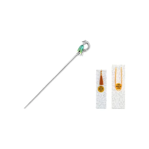 FREE RABBITⅡ Серебряный Покрытый Медные Шпильки для волос Женские