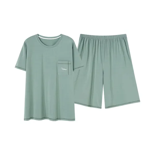 Пижамный комплект Follow The United States для мужчин серый и зеленый