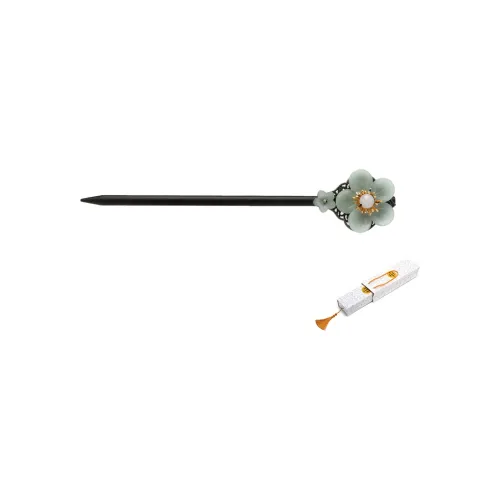 FREE RABBITⅡ Сплав, Цветная глазурь, Агат, Деревянные шпильки для волос Женские