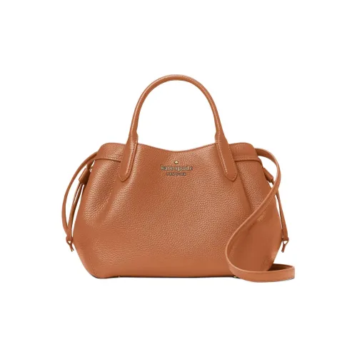 Kate Spade Сумка через плечо из текстуры личи кожа маленькая женская коричневая