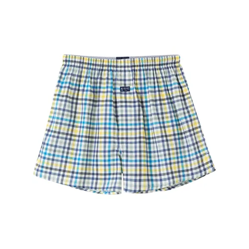 Jockey Мужское нижнее белье 1 упаковка Желтый и Синий Plaid