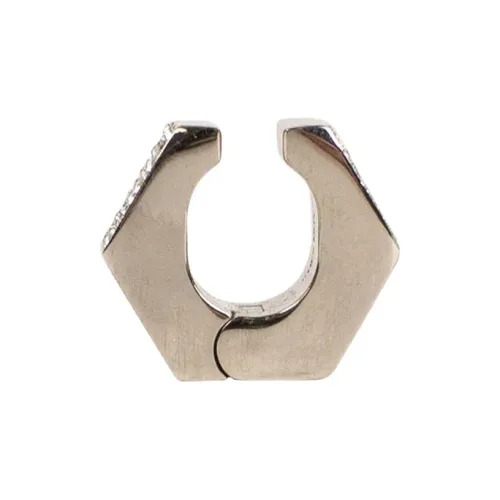 Off Белый Нижняя заколка On Серьги Женские Серебряные