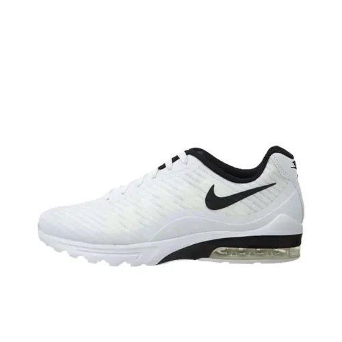 Nike Air Max Invigor Амортизация Износостойкие Низкие Кроссовки для Бега Унисекс Черный Белый
