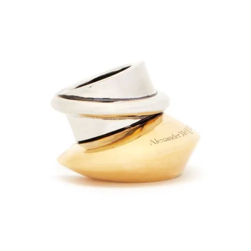 Alexander McQueen Латунный Clip ON Серьги Золотой, Серебряный Женские
