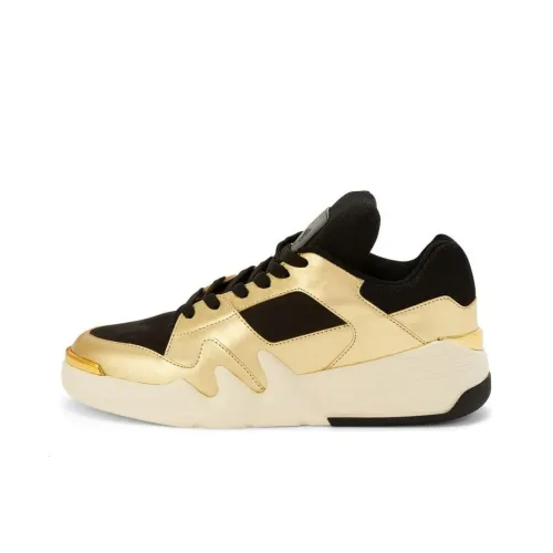 Giuseppe Zanotti GZ Low Топ Скейтборд Кроссовки Мужские Черный Золото